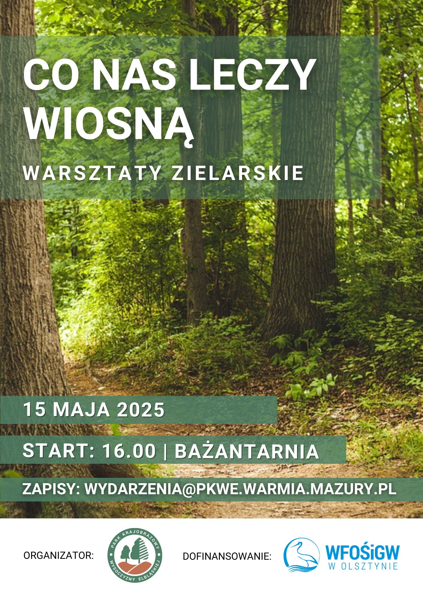 CO NAS LECZY WIOSNĄ | Warsztaty zielarskie w Bażantarni