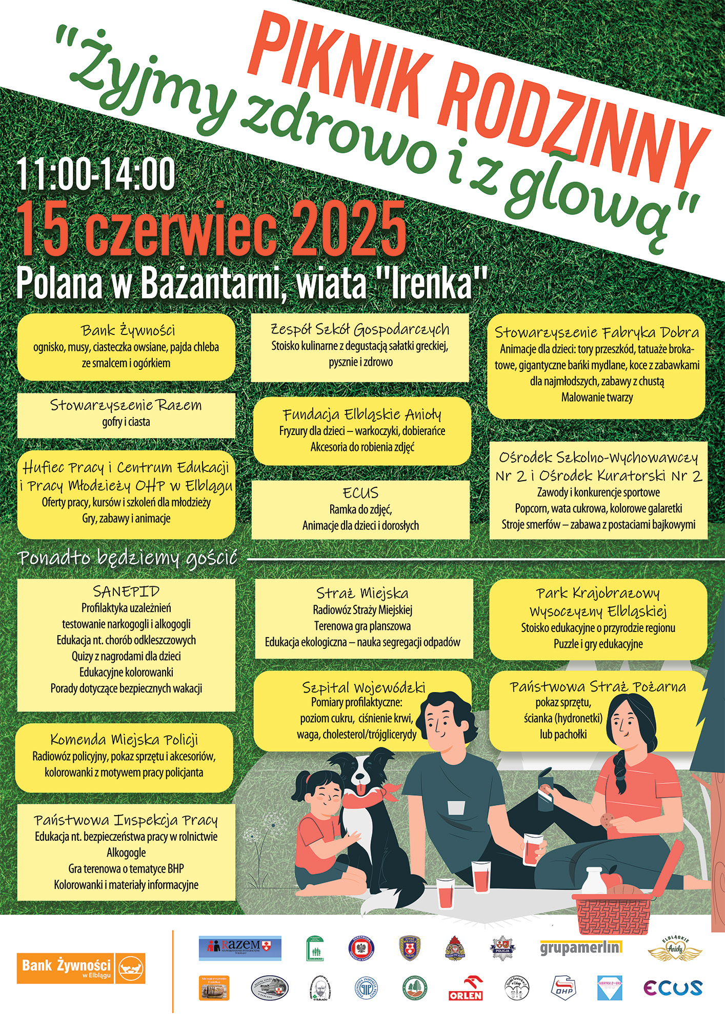 Piknik rodzinny „Żyjmy zdrowo i z głową”