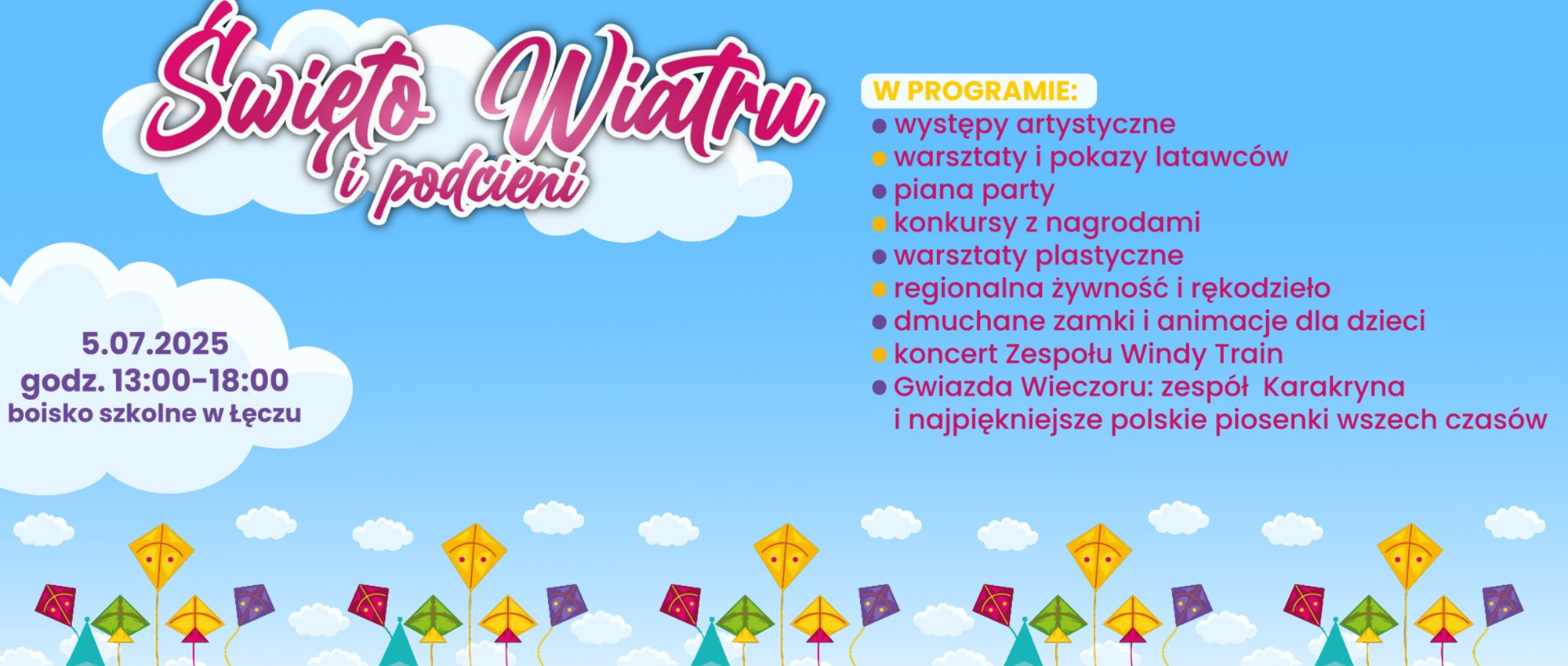 Święto Wiatru i Podcieni w Łęczu – magia tradycji, latawców i dobrej zabawy!