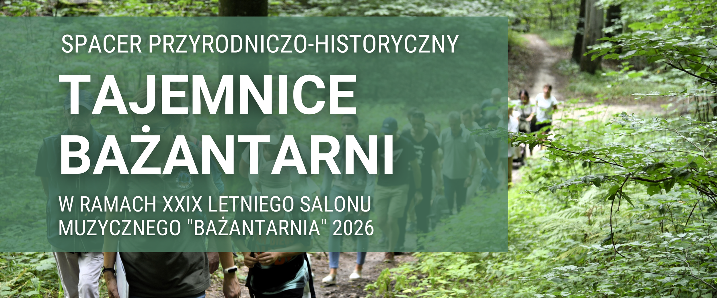 Zapraszamy na Spacer „Tajemnice Bażantarni”
