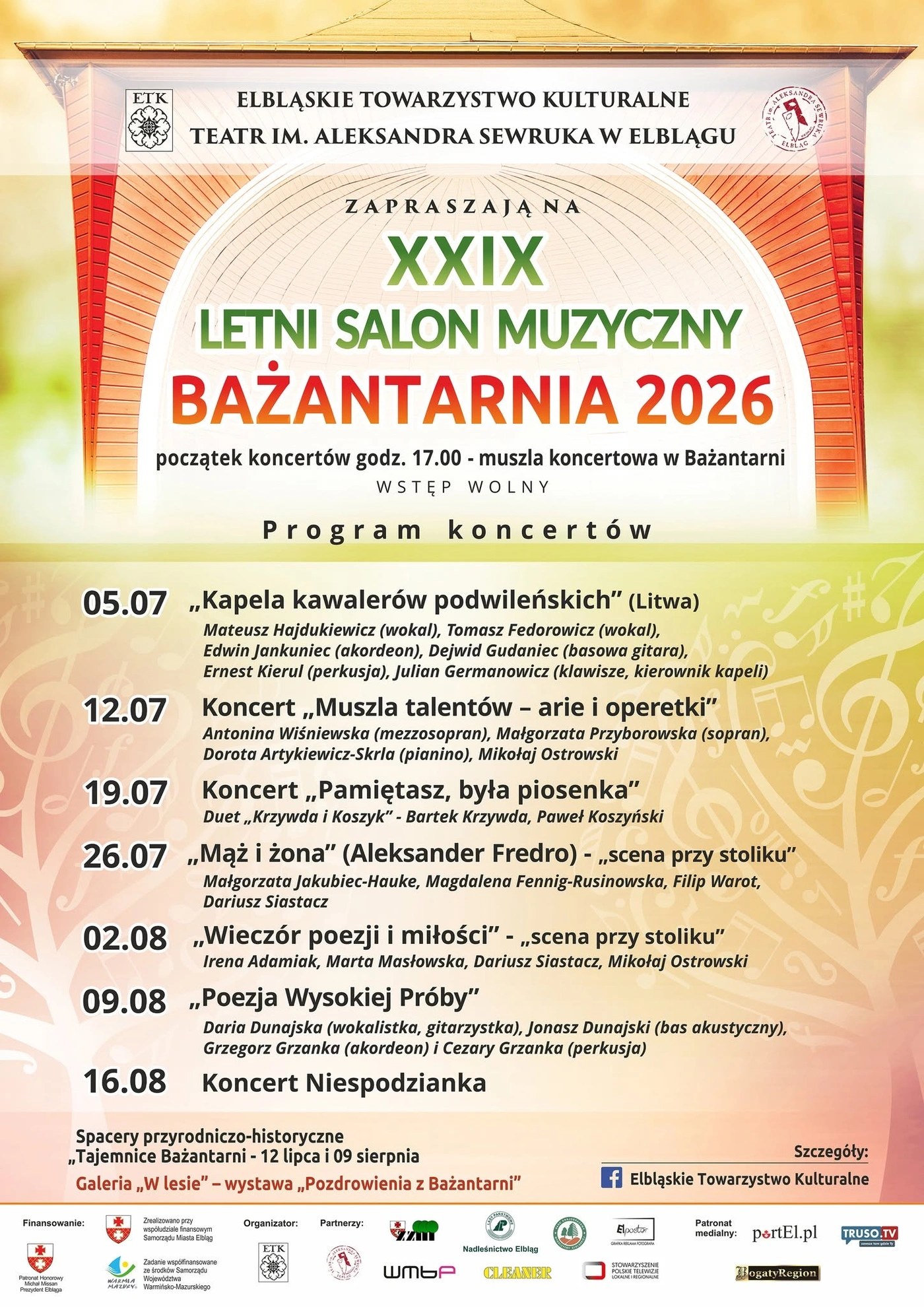Letni Salon Muzyczny „Bażantarnia” 2026