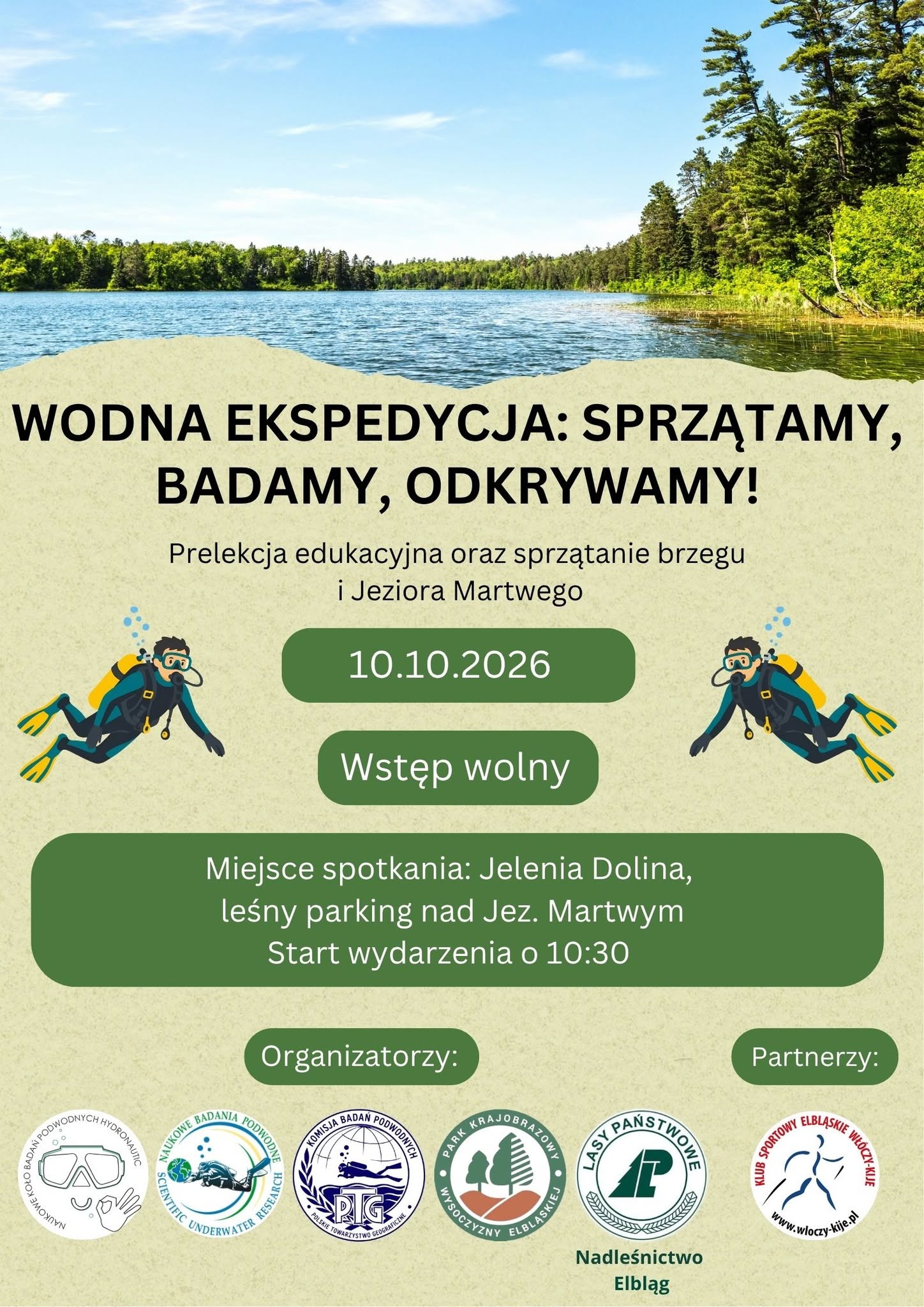 Akcja sprzątania Jeleniej Doliny i Jeziora Martwego