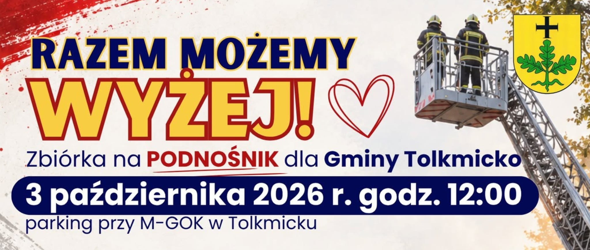 Zbiórka na PODNOŚNIK dla Gminy Tolkmicko